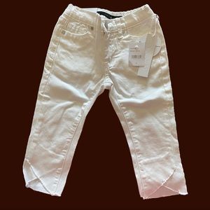 JOE’s MID RISE SKINNY ANKLE WHITE JEANS